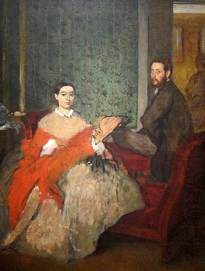 Edmondo and Therese Morbilli, Edgar Degas